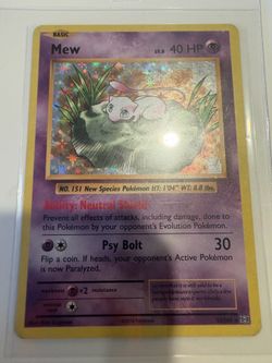 2016 POKEMON XY EVOLUTIONS 53 MEW-HOLO