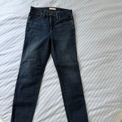 Madewell Dark Blue Jeans 10” High-Rise - Size 28