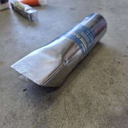 Slant Angle Chrome Tip 2.25 Pipe Exhaust Muffler