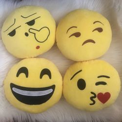 Cute emoji icon face expression plushies