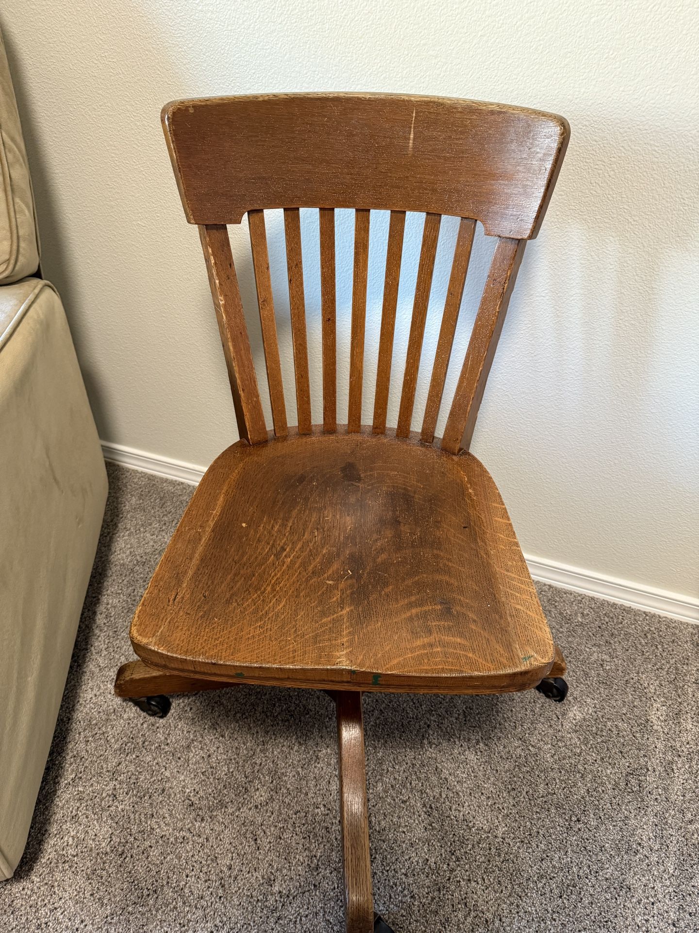 Antique The Marble & Shattuck Chair Co. Office Chair