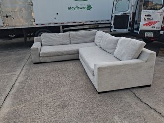 Sectional couch an tv stand