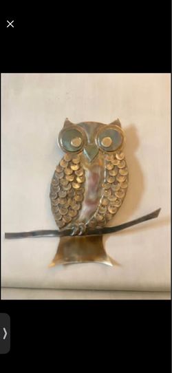 Metal Owl Wall Decor