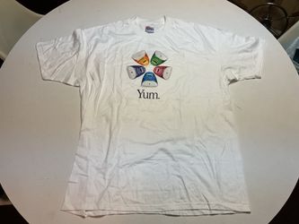 Vintage APPLE iMAC YUM THINK DIFFERENT TSHIRT SIZE  XL