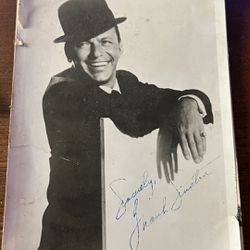 Frank Sinatra Autograph  Blue Ink  
