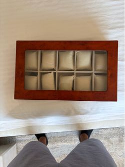 Watch box holds 10