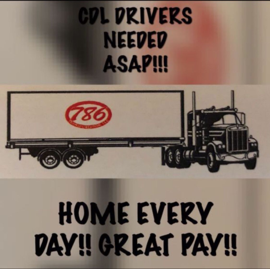 CDL drivers needed