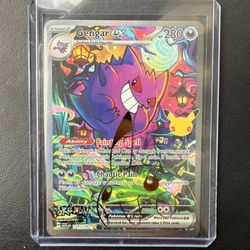 Pokemon 30th Celebration Gengar EX 154/128 PSA10 Ready 