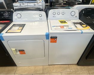 Amana Washer and Gas Dryer Sey