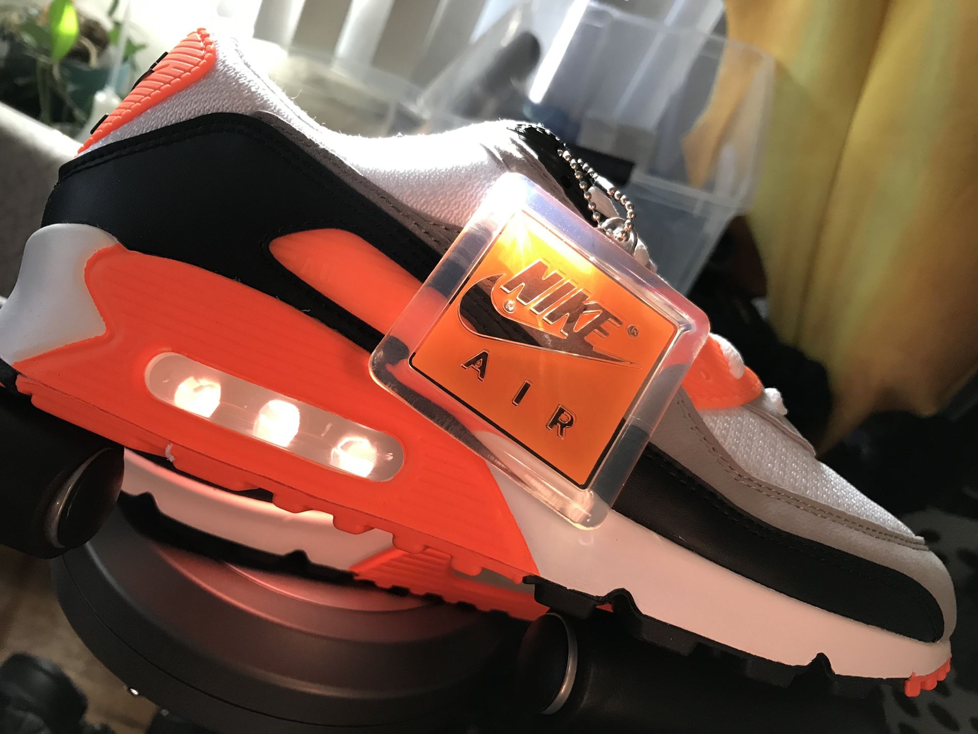 Nike Air Max 90 recraft total orange size 9.5 airmax
