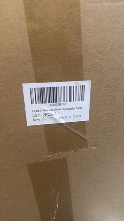 2 pack 1 gallon drink dispensers