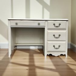 Free Delivery - Vintage White Desk 