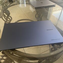 Samsung - Galaxy Chromebook Plus 15.6” with Google AI - AMOLED display – Intel Core 3 – 8GB Memory – 256GB Storage - Neptune Blue