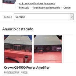 Crown Ce 2000  Crown Ce4000  