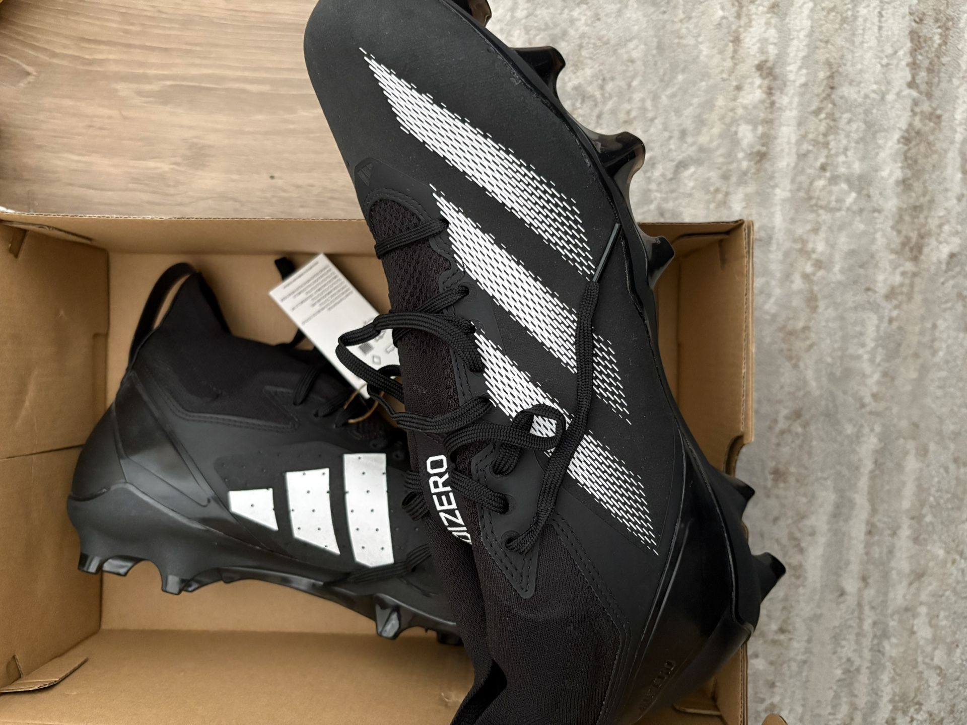 Adidas Cleats Matte Black