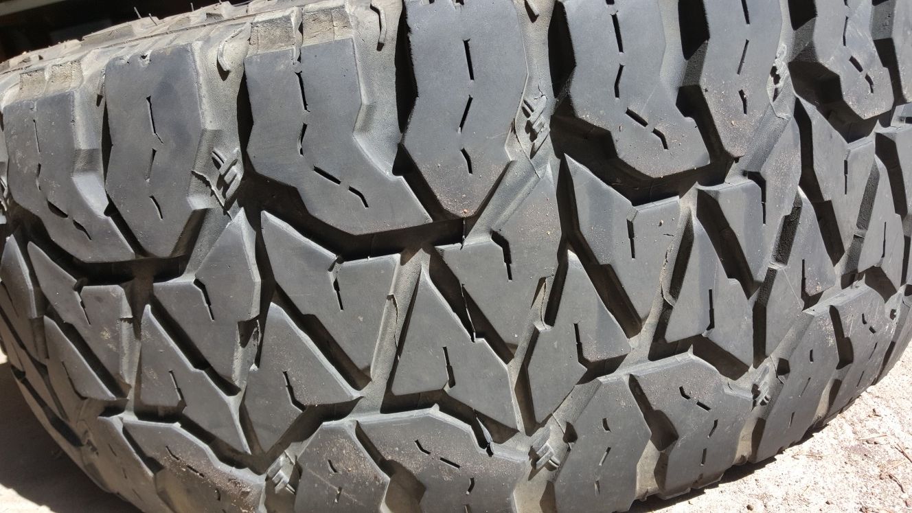 Goodyear wrangler fierce attitude mt 35/. 35 inch mud all terrain  tire for Sale in Los Angeles, CA - OfferUp