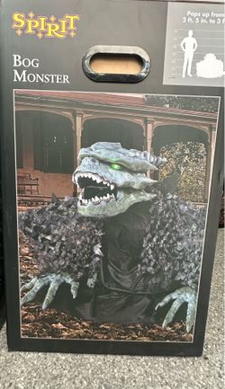3 Ft Bog Monster Animatronic Halloween