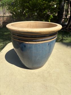 Glazed Ceramic Planter Pot