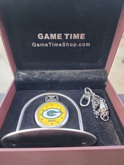 Green Bay Packers Pocket Watch with Chain