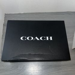 Coach Signature Monogram Heels – Brown (New in Box)
