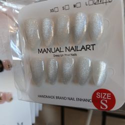 Press On Nails Ojo De Gato 10 Colores