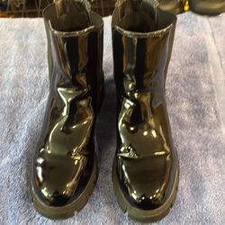 Madden Girl Black Patent Boot. Size 8.5