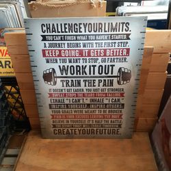 Motivational Sign Metal 13 By 16 In