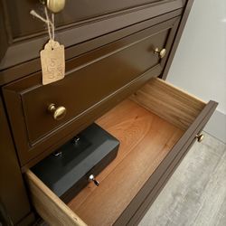 Set of 2 Large Nightstands – With Built-In Safe