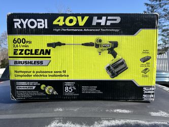 RYOBI 40V HP Brushless EZClean 600 PSI (NEW)