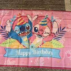 Stitch And Angel Party Decorations 
