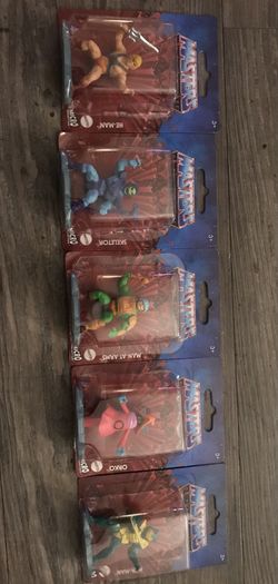 Masters Of The Universe 2” Micro Collection Action Figures Complete Set of 5