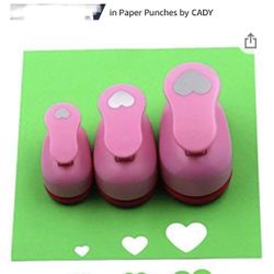 Paper Punch New Never Used Hearts 
