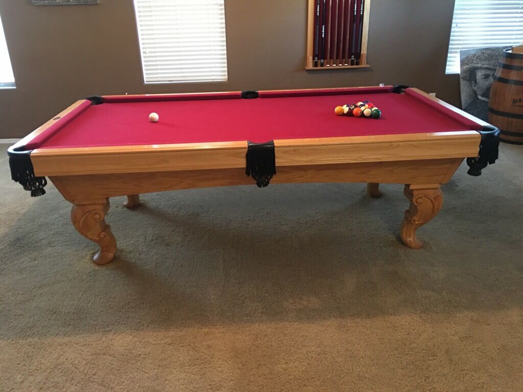Artisan Designs pool table by Advanced Billiards