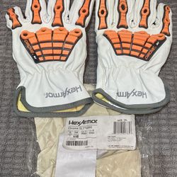 New HEXARMOR CHROME SLT 4060 GOAT SKIN WORK GLOVES, Size: Large