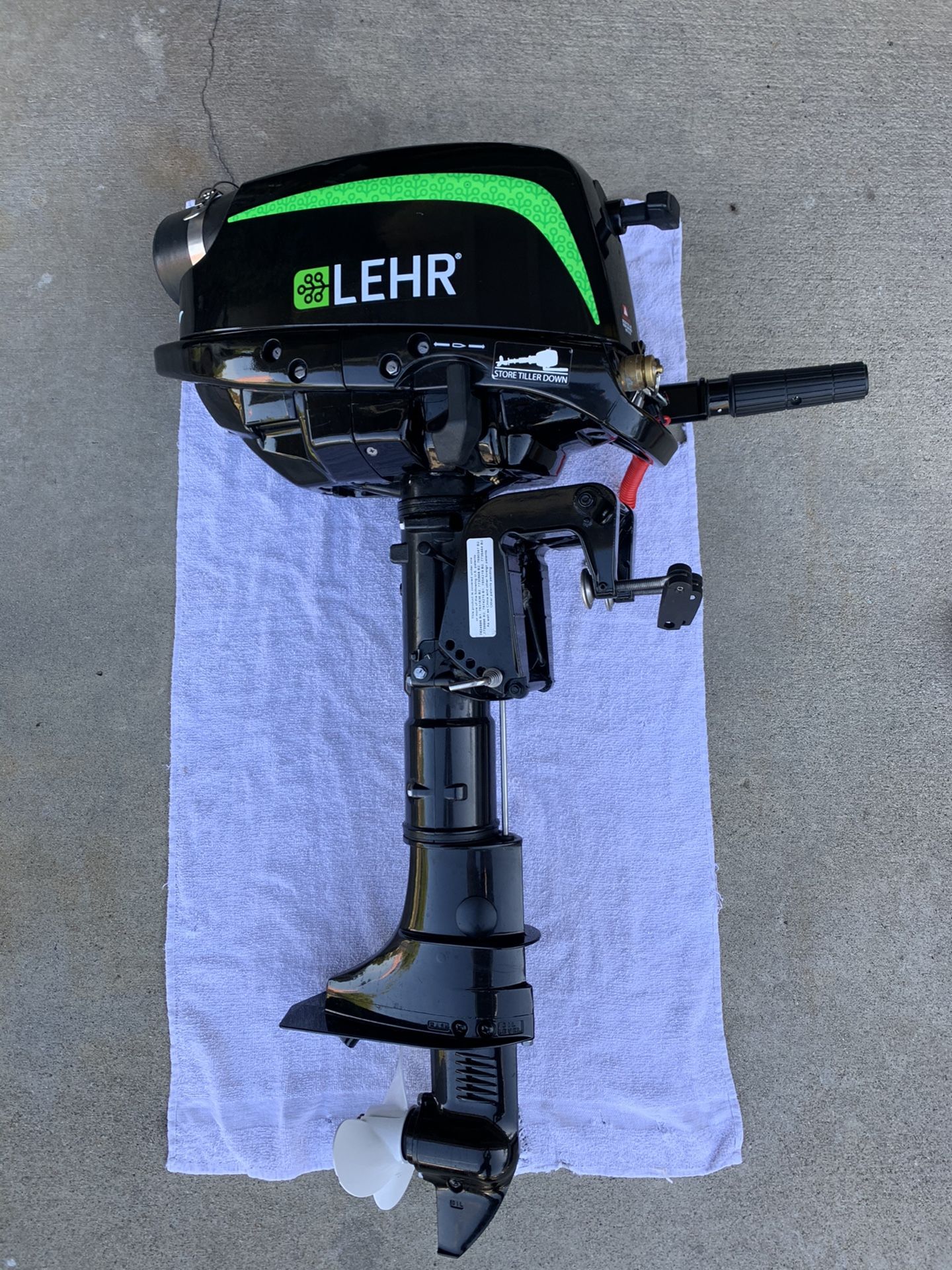 LEHR 5HP Propane Outboard