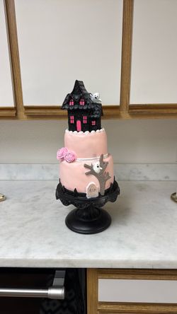 Halloween Tiered Cake Decoration / Fake Cake