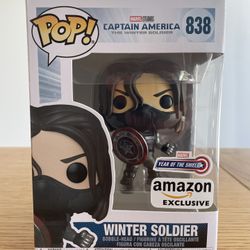 Funko Pop Marvel Year Of The Shield The Winter Soldier Amazon Exclusive