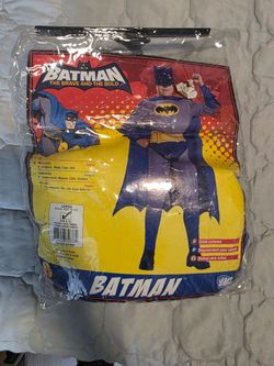 Batman The  Brave and  The Bold Child Costume Sz 12-14