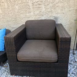 Rattan seat