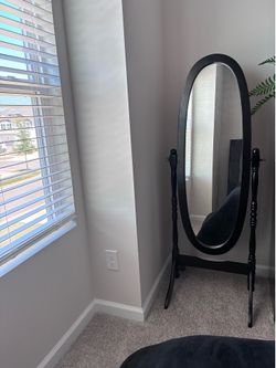 Mahogany Adjustable Mirror