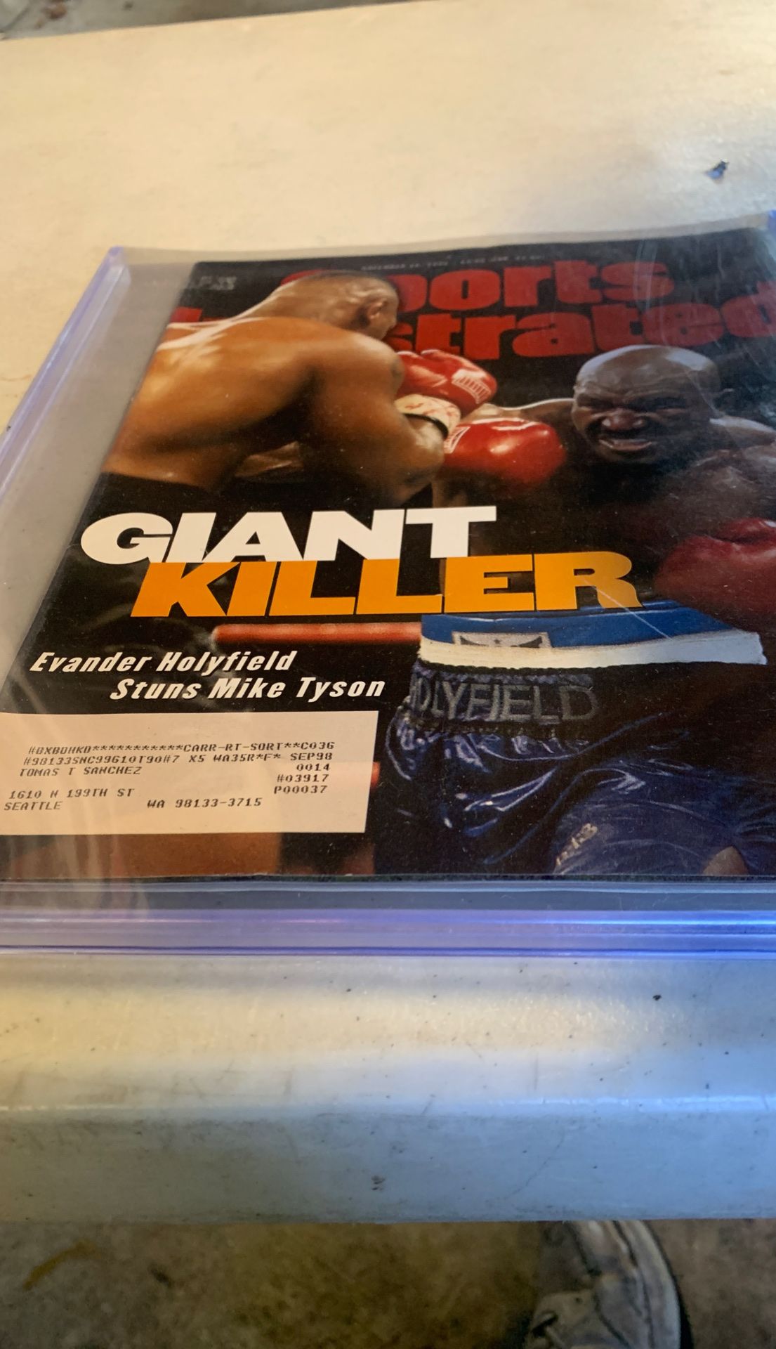 Evander Holyfield vs Mike Tyson Nov 18 th 1996