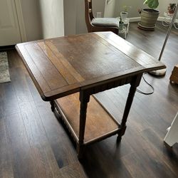 Antique Drop Leaf Accent Table