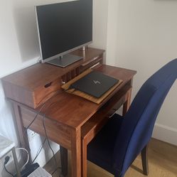 Cherry Wood Extendable Desk