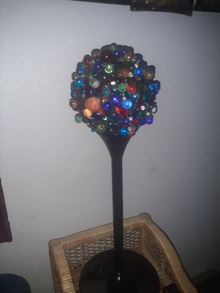 Marble Glass Lamp