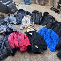 Men's size 2XL, 3X , 4X , 6x winter Coats, And Winter/Snowboard Gear For The Whole Family