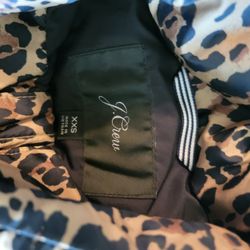 Jcrew Leopard Jacket 