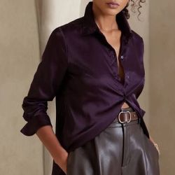 Banana Republic Satin Classic Shirt