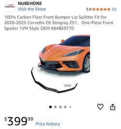 Corvette C8 Carbon Fiber Front Lip