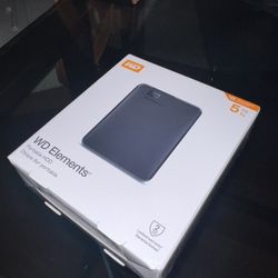 NEW WD 5TB External Hard Drive – Sealed