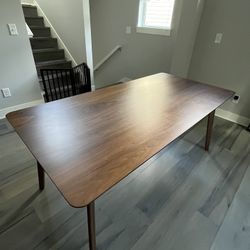 Solid Wood (Walnut) Dining Table - 71”